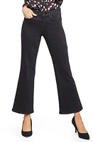 NYDJ Waist Match Relaxed Flare Jeans Black Rinse at Nordstrom