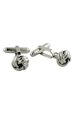 David Donahue Knot Cuff Links in Silver at Nordstrom