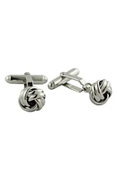 David Donahue Knot Cuff Links in Silver at Nordstrom