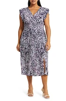 Chelsea28 Flutter Plissé Midi Dress at Nordstrom,