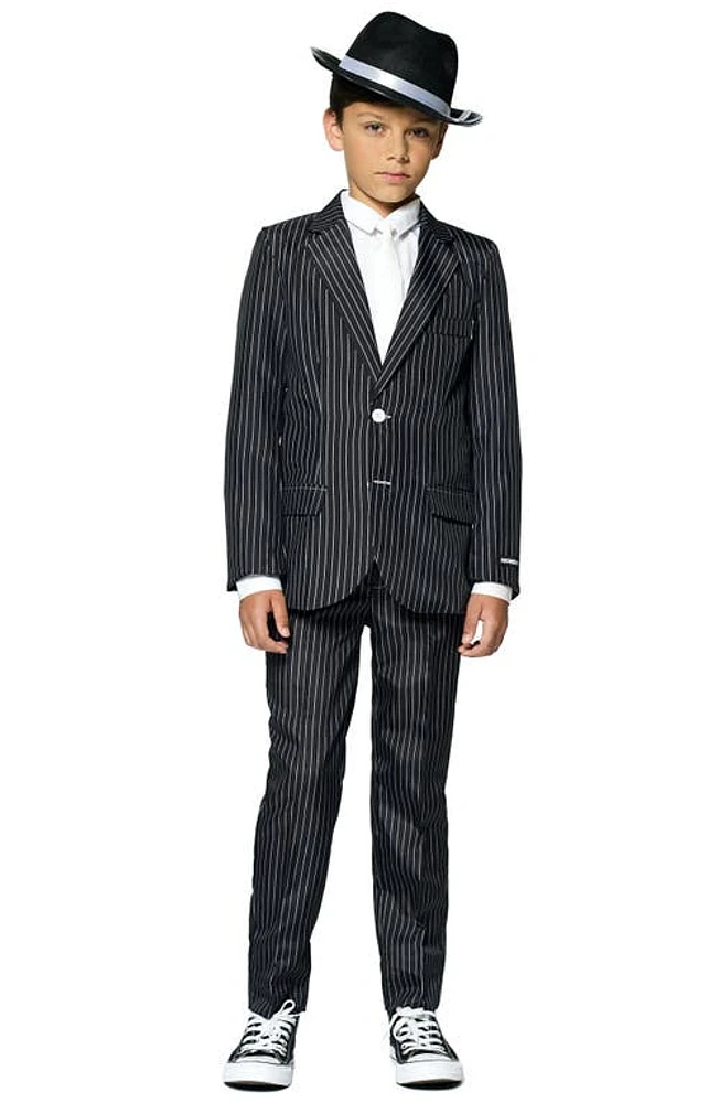 OppoSuits Suitmeister Two-Piece Suit with Tie in Black at Nordstrom