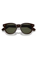 Oliver Peoples N.05 48mm Small Round Sunglasses in Brown at Nordstrom