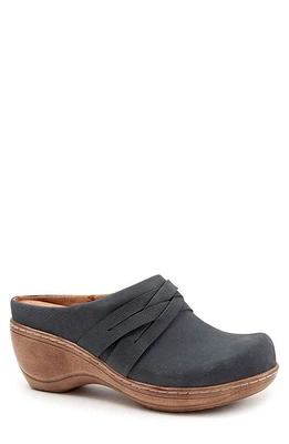 SoftWalk Mackay Clog Denim Nubuck at Nordstrom,