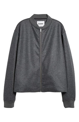 Jil Sander Wool Bomber Jacket Ash Grey at Nordstrom, Us