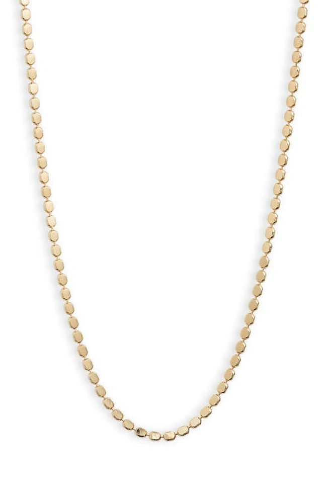 SHYMI Thin Dot Chain Necklace in Gold at Nordstrom