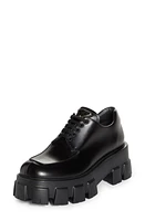 Prada Monolith Lug Sole Derby Black at Nordstrom,