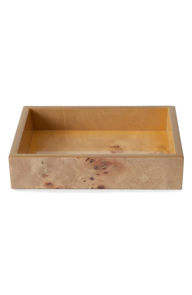 Kassatex Mesa Burl Wood Soap Dish in Burled Wood at Nordstrom