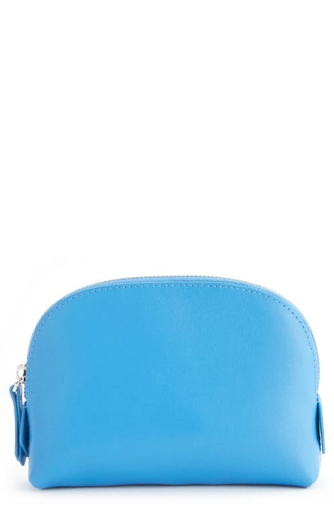 ROYCE New York Compact Cosmetics Bag in Light Blue at Nordstrom