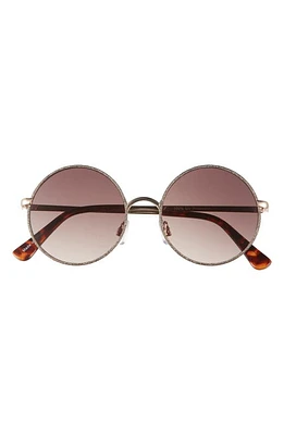 BP. Oversize Glitter Metal Round Sunglasses in Gold at Nordstrom