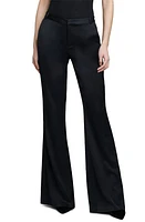 L'AGENCE Lane High Waist Flare Trousers in Black at Nordstrom, Size 8