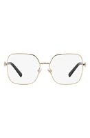 Tiffany & Co. 54mm Square Optical Glasses in Pale Gold at Nordstrom