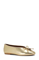 Kurt Geiger London Sloane Eagle Ballet Flat Gold at Nordstrom,