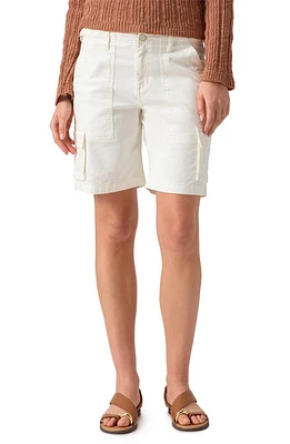 Sanctuary Reissue Stretch Cotton Utility Shorts in Powdered Snow at Nordstrom, Size Medium