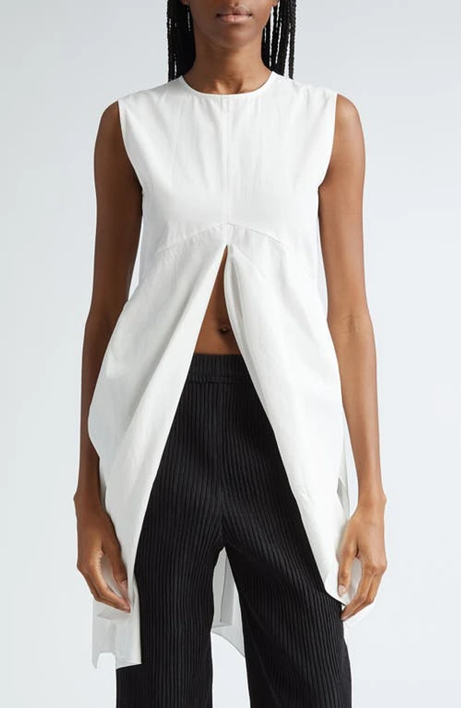 EENK Yuna Transformable Cotton Tunic White at Nordstrom,