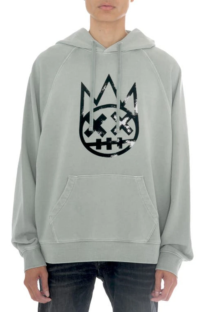 Cult of Individuality Shimuchan Flocked Logo Graphic Hoodie Vintage at Nordstrom