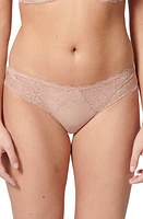 Simone Perele Reve Lace Bikini Cut Briefs Beige at Nordstrom,