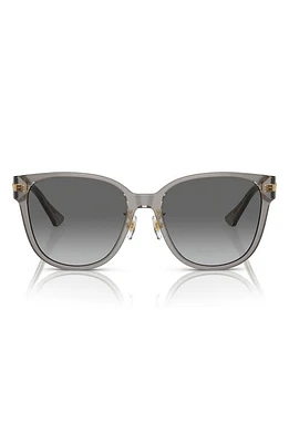 Versace 57mm Gradient Square Sunglasses in Opal Grey at Nordstrom