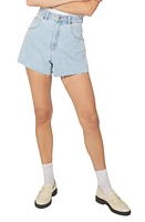 Rolla's Mirage High Waist Cutoff Denim Shorts Nina Blue Organic at Nordstrom,