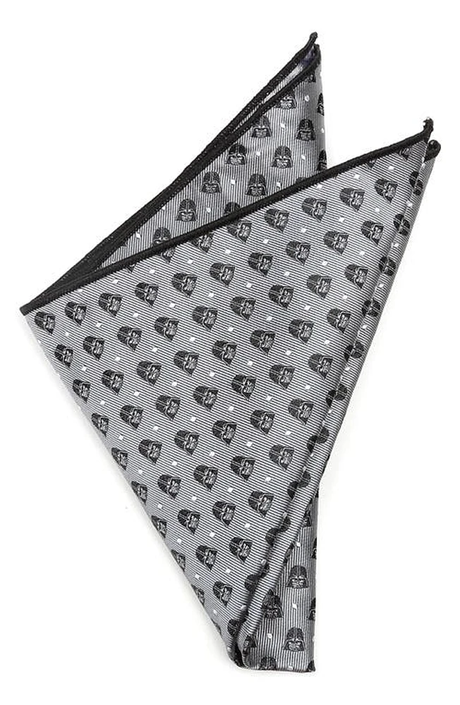 Cufflinks, Inc. Darth Vader Dot Silk Pocket Square in Gray at Nordstrom