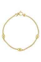 Bony Levy 14K Gold Ball Station Chain Bracelet in 14K Yellow Gold at Nordstrom, Size 7