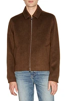 VAYDER Midweight Zip Front Jacket Burnt Caramel at Nordstrom,