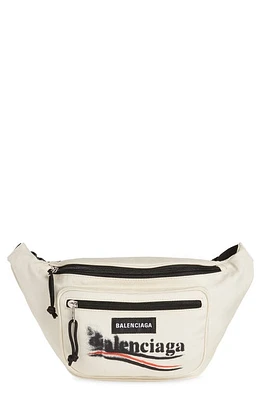 Balenciaga Explorer Beltpack Canvas Belt Bag in Ecru at Nordstrom