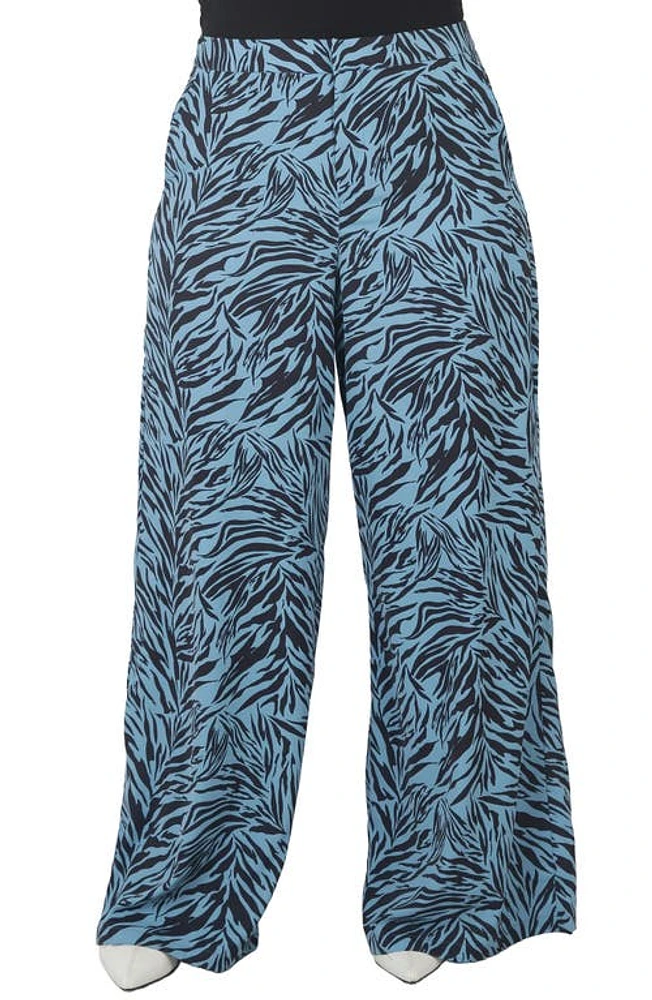 Standards & Practices High Waist Wide Leg Pants Zebra Fever at Nordstrom,