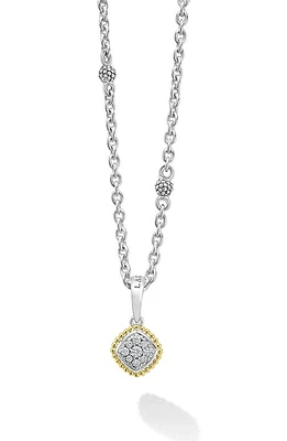 LAGOS Rittenhouse Diamond Pendant Necklace in Silver at Nordstrom