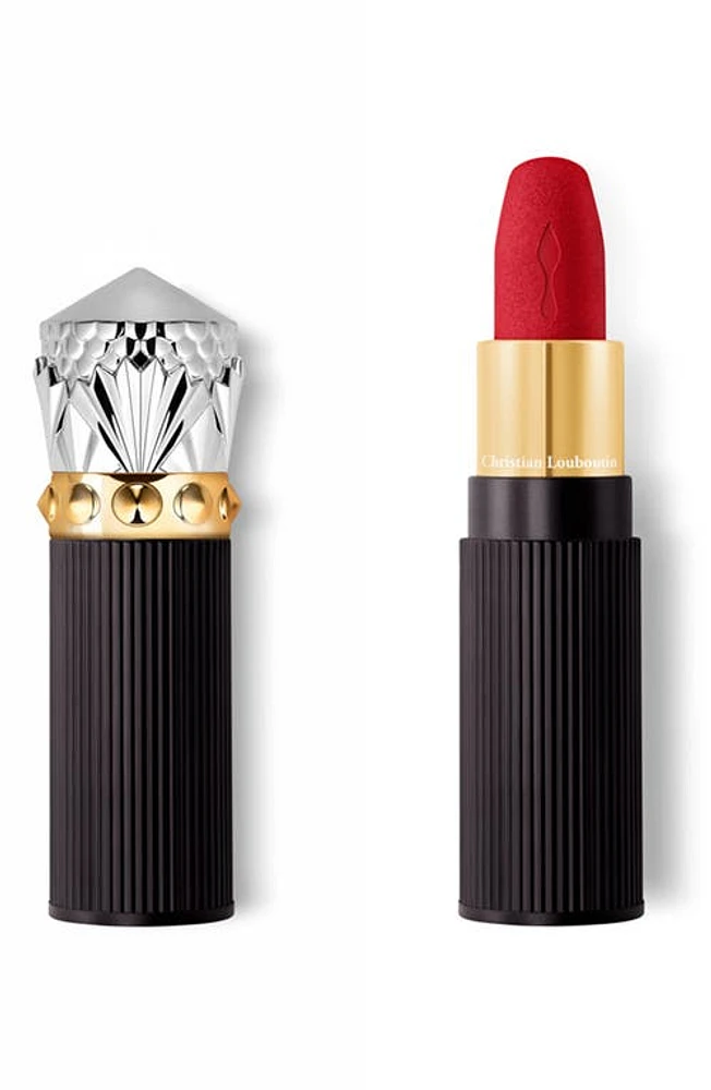 Christian Louboutin Rouge Louboutin Velvet Matte On the Go Lipstick in Red Dramadouce 005 at Nordstrom