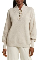 Lunya Cozy Organic Cotton Blend Pocket Henley at Nordstrom,