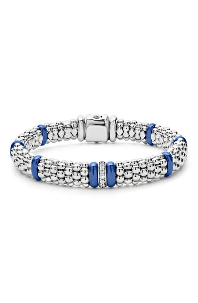 LAGOS Blue Caviar Station Rope Bracelet in Ultramarine at Nordstrom, Size 7