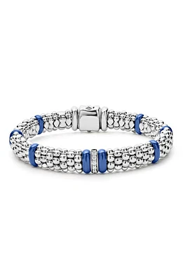 LAGOS Blue Caviar Station Rope Bracelet in Ultramarine at Nordstrom, Size 7