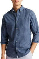 Bonobos Everyday Dot Print Cotton Button-Down Shirt Salt-Pond at Nordstrom,