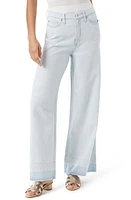 Sam Edelman Bianka High Waist Release Hem Wide Leg Jeans Perth at Nordstrom,