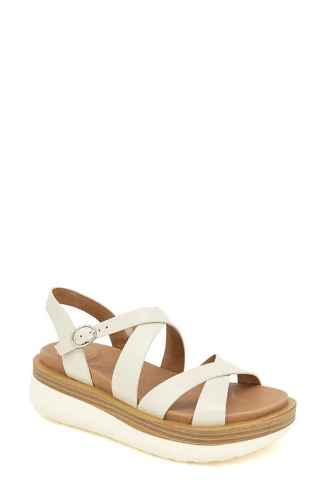 GENTLE SOULS BY KENNETH COLE Rebha Strappy Wedge Sandal Stone Leather at Nordstrom,