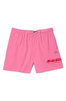 Lacoste Belted Swim Trunks at Nordstrom,