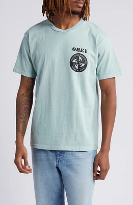 Obey Stay Alert Graphic T-Shirt Pigment Surf Spray at Nordstrom,