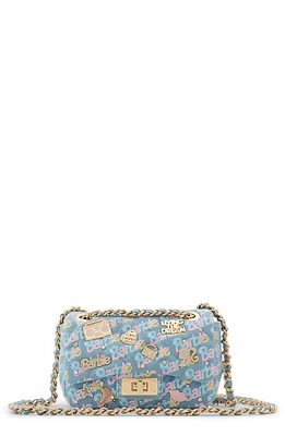 ALDO x Barbie Quilted Shoulder Bag in Light Blue at Nordstrom