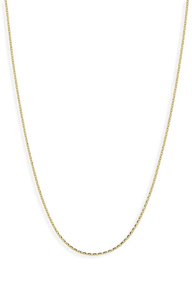 Bony Levy 14K Gold Diamond Cut Chain Necklace Yellow at Nordstrom,