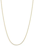 Bony Levy 14K Gold Diamond Cut Chain Necklace Yellow at Nordstrom,