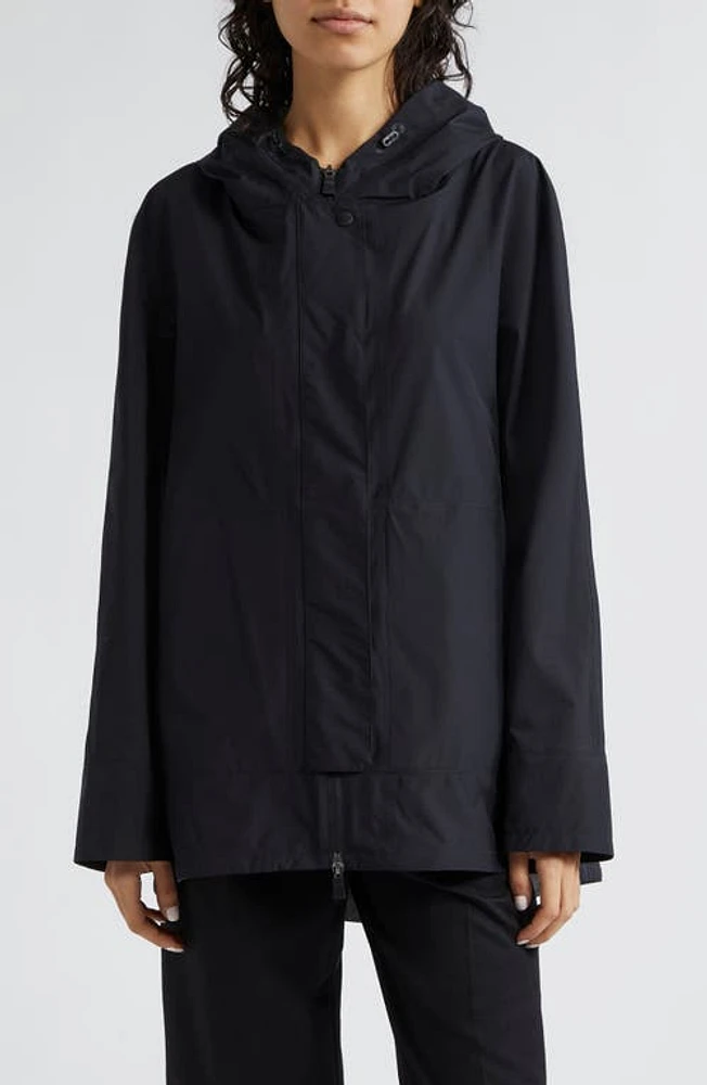 Herno Laminar A-Line Windproof & Waterproof Gore-Tex Paclite Hooded Jacket 9300 Black at Nordstrom, Us