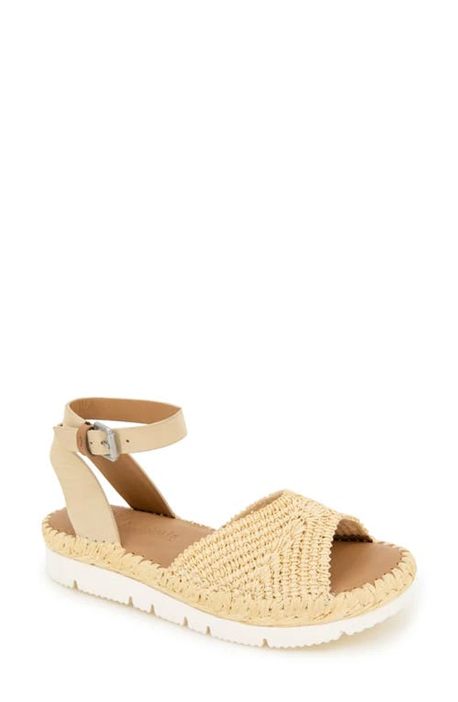 GENTLE SOULS BY KENNETH COLE Lucille Raffia Platform Sandal Natural at Nordstrom,