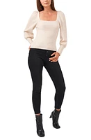 1.STATE Square Neck Sweater Antique White at Nordstrom,