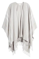 Vince Cotton Blend Summer Wrap in Heather Grey at Nordstrom