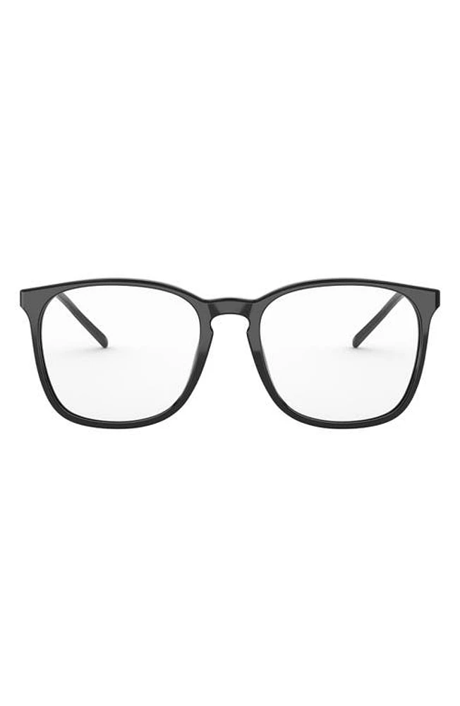 Ray-Ban Unisex 54mm Square Optical Glasses in Black at Nordstrom