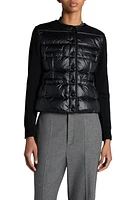 Moncler Mixed Media Down Jacket at Nordstrom,