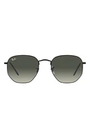 Ray-Ban 54mm Geometric Sunglasses in Black at Nordstrom