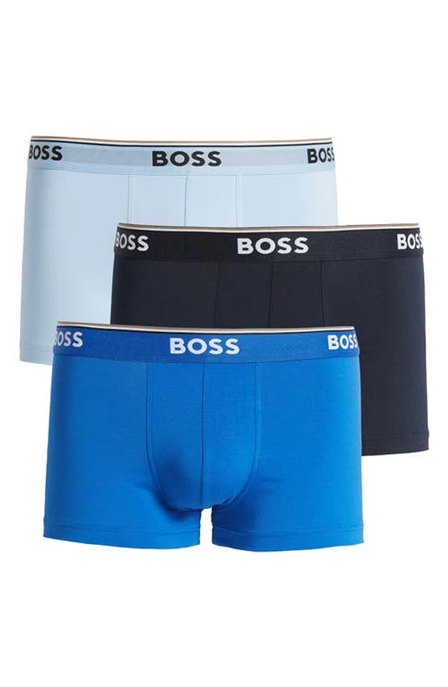 BOSS Assorted 3-Pack Power Stretch Cotton Trunks Multi at Nordstrom