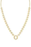 EDEN PRESLEY Tiny Diamond Heart Necklace in Yellow Gold/Diamond at Nordstrom, Size 22