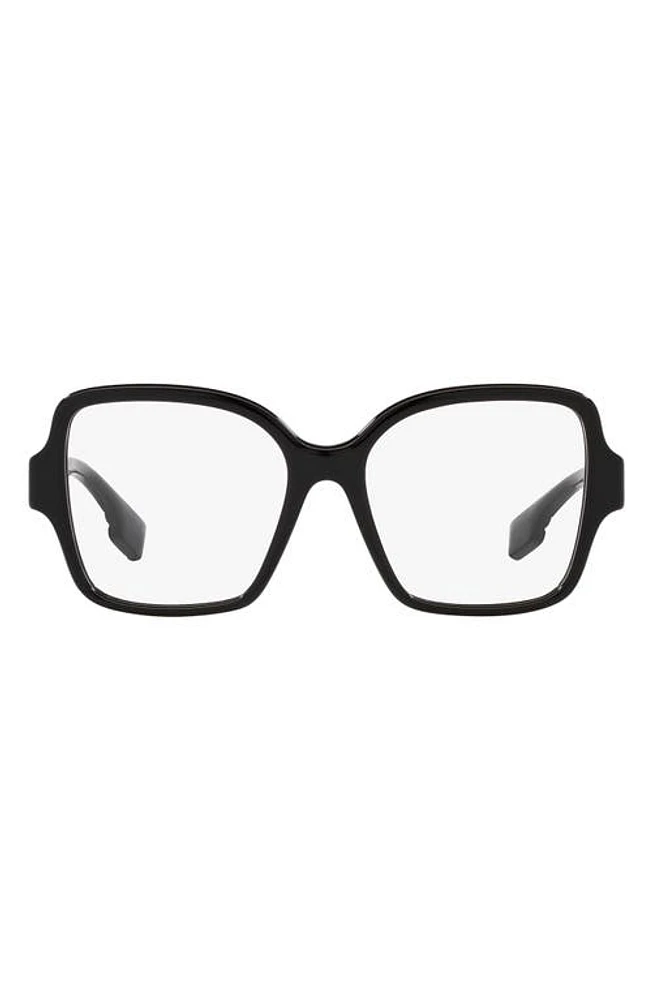 burberry 54mm Square Optical Glasses in Black at Nordstrom